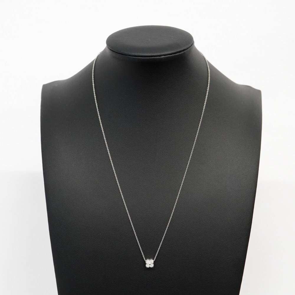 TIFFANY Silver Diamond Necklace - Picture 6 of 8